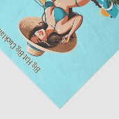Bikini Babe Groot Pet- Grote Cocktail Thunder_Cove Tissuepapier (Detail)