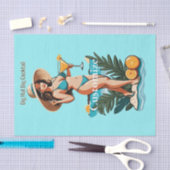 Bikini Babe Groot Pet- Grote Cocktail Thunder_Cove Tissuepapier (Craft)