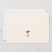 Bikini Babe Invitation Kaart (Achterkant)