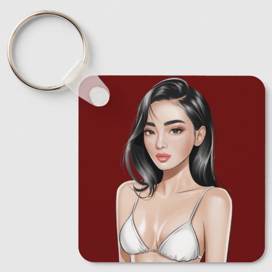 Bikini Babe Sleutelhanger (Voorkant)