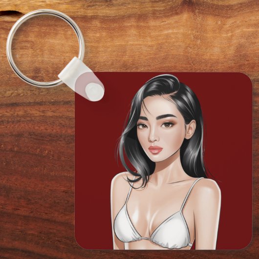 Bikini Babe Sleutelhanger (Voorkant)