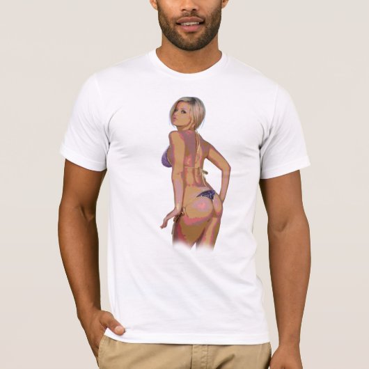 BIKINI BABE. T-SHIRT (Voorkant)