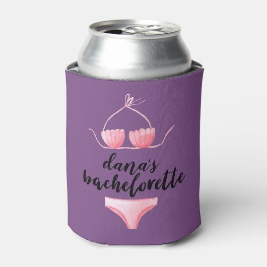 Bikini Bachelorette Gift Blikjeskoeler (Blikje Voorkant)