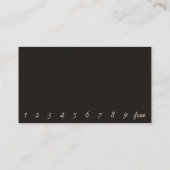 Bikini Barista drive-Thru Uw Aangepaste Foto Klantenkaartje (Achterkant)