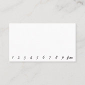 Bikini Barista drive-Thru Uw Aangepaste Foto Klantenkaartje (Achterkant)