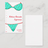 Bikini Barista Espresso Drive-Thru Klantenkaartje (Voorkant / Achterkant)