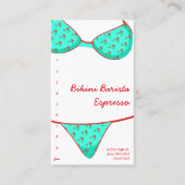 Bikini Barista Espresso Drive-Thru Klantenkaartje (Voorkant)