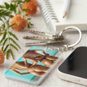 Bikini Beach Girls Photo Key Chain Sleutelhanger
