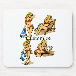 Bikini Beach Tijd Thunder_Cove Muismat