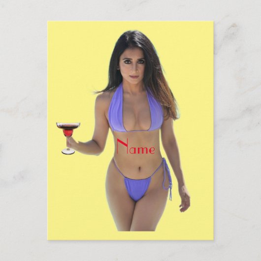 Bikini Beauty Thunder_Cove Briefkaart (Voorkant)