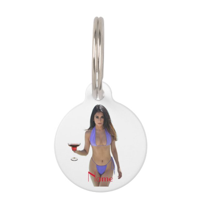Bikini Beauty Thunder_Cove Huisdierpenning (Voorkant)
