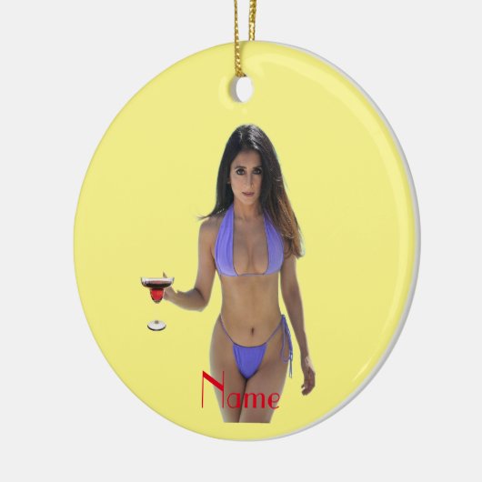Bikini Beauty Thunder_Cove Keramisch Ornament (Links)