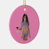 Bikini Beauty Thunder_Cove Keramisch Ornament (Rechts)