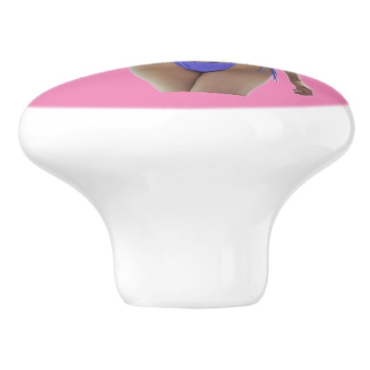 Bikini Beauty Thunder_Cove Keramische Knop (Zijkant)