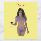 Bikini Beauty Thunder_Cove Wijn Etiket (Enkel label)