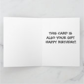 BIKINI BIG BOTTOM THONG GIRL FUNNY BIRTHDAY CARDS KAART (Binnen)