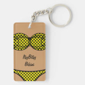 Bikini Black Polka Dot Sleutelhanger (achterkant)