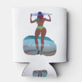 Bikini Booty Beach Meisje Thunder_Cove Blikjeskoeler (Achterkant)