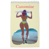 Bikini Booty Beach Meisje Thunder_Cove Kalender (Hoes)