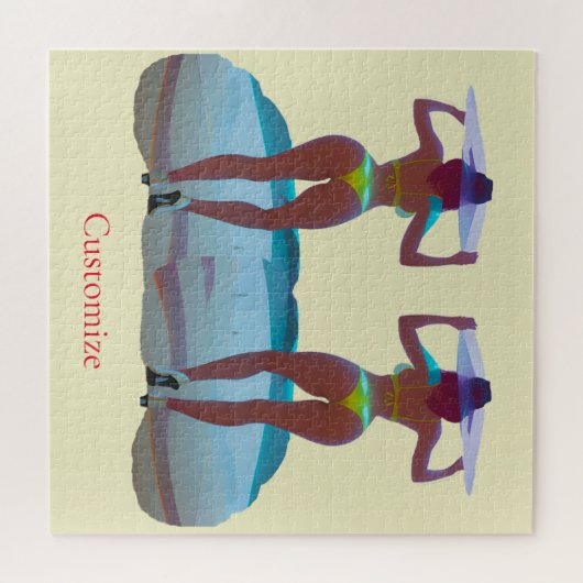 Bikini Booty Beach Meisje Thunder_Cove Legpuzzel (Horizontaal)