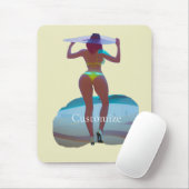 Bikini Booty Beach Meisje Thunder_Cove Muismat (Met muis)