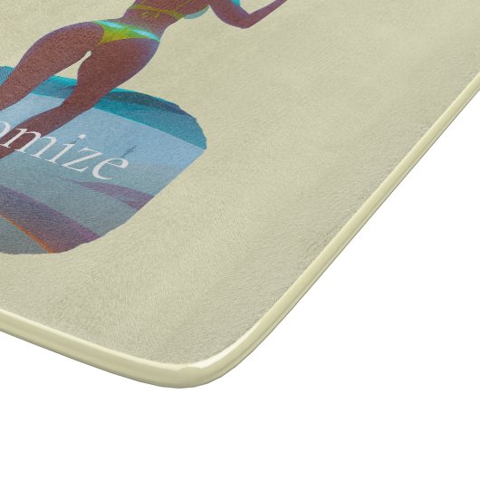 Bikini Booty Beach Meisje Thunder_Cove Snijplank (Hoek)