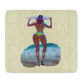 Bikini Booty Beach Meisje Thunder_Cove Snijplank (Voorkant)