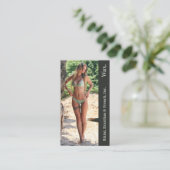 Bikini Braziliaans Frans Wax Fotoschuim Punchcard Klantenkaartje (Staand voorkant)