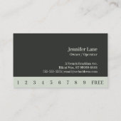 Bikini Braziliaans Frans Wax Fotoschuim Punchcard Klantenkaartje (Achterkant)