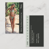 Bikini Braziliaans Frans Wax Fotoschuim Punchcard Klantenkaartje (Voorkant / Achterkant)