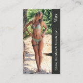 Bikini Braziliaans Frans Wax Fotoschuim Punchcard Klantenkaartje (Voorkant)
