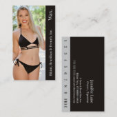 Bikini Braziliaanse Wax Foto Black Punchcard Klantenkaartje (Voorkant / Achterkant)
