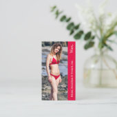 Bikini Braziliaanse Wax Foto Punchcard Klantenkaartje (Staand voorkant)