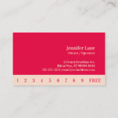 Bikini Braziliaanse Wax Foto Punchcard Klantenkaartje (Achterkant)