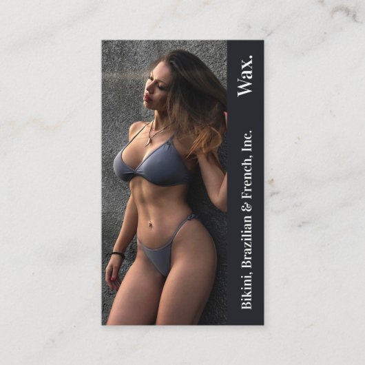 Bikini Brazilian French Wax Photo Loyalty Kaart (Voorkant)