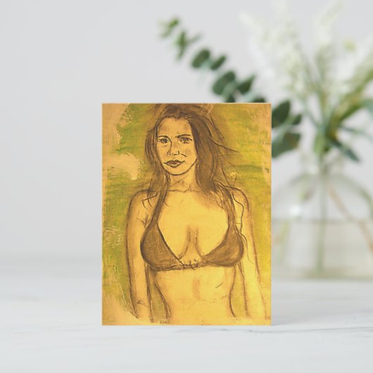 bikini briefkaart (Staand voorkant)