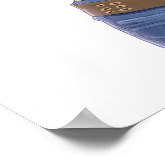 Bikini Bunny Hottie Poster (Hoek)