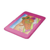 Bikini Cat Bathroom Rug Bath Mat (Gekanteld)