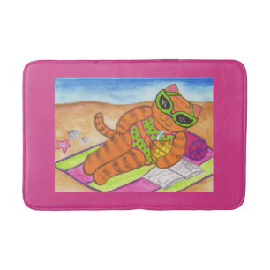 Bikini Cat Bathroom Rug Bath Mat