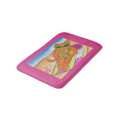 Bikini Cat Bathroom Rug Bath Mat (Gekanteld)