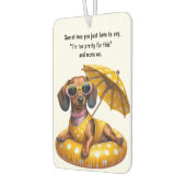 Bikini Dachshund Luchtverfrisser (Links)