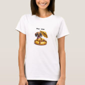 Bikini Dachshund Zomer T-shirt (Voorkant)