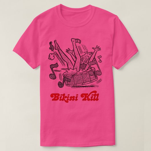 Bikini doden Punk meisje ontwerp T-shirt (Design voorkant)