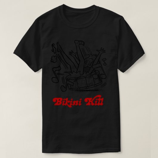 Bikini doden Punk meisje ontwerp T-shirt (Design voorkant)