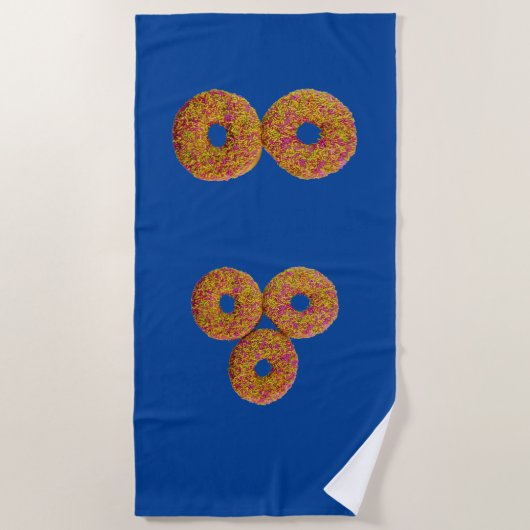 Bikini donuts strandlaken (Voorkant)