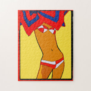 Bikini Gal Legpuzzel