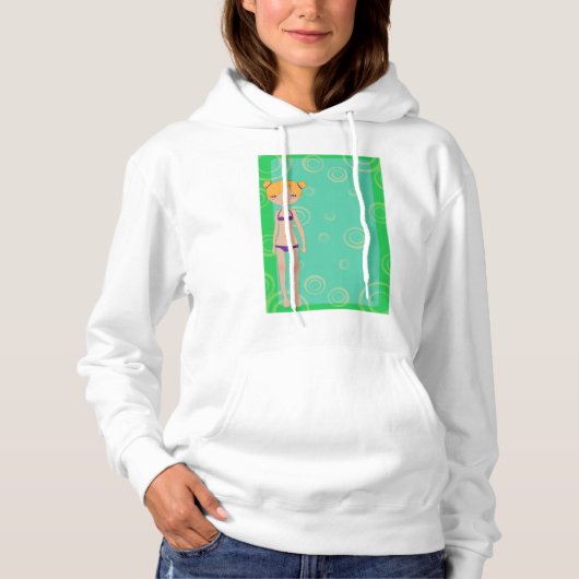 Bikini Girl Hoodie (Voorkant)