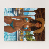 BIKINI GIRL hot stunning BIKINI JIGSAW PUZZLE Legpuzzel (Horizontaal)
