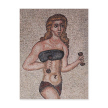 Bikini Girl Mosaic - Lifinggewicht - Roman