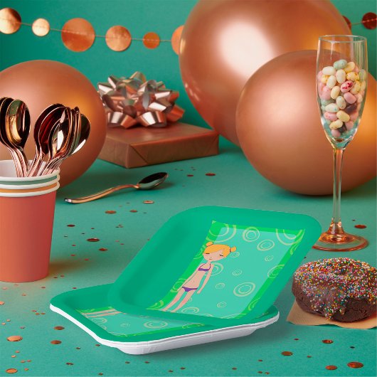 Bikini Girl Papieren Bordje